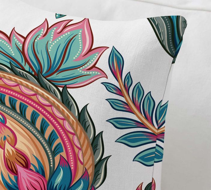 China Flower Cushion Cover