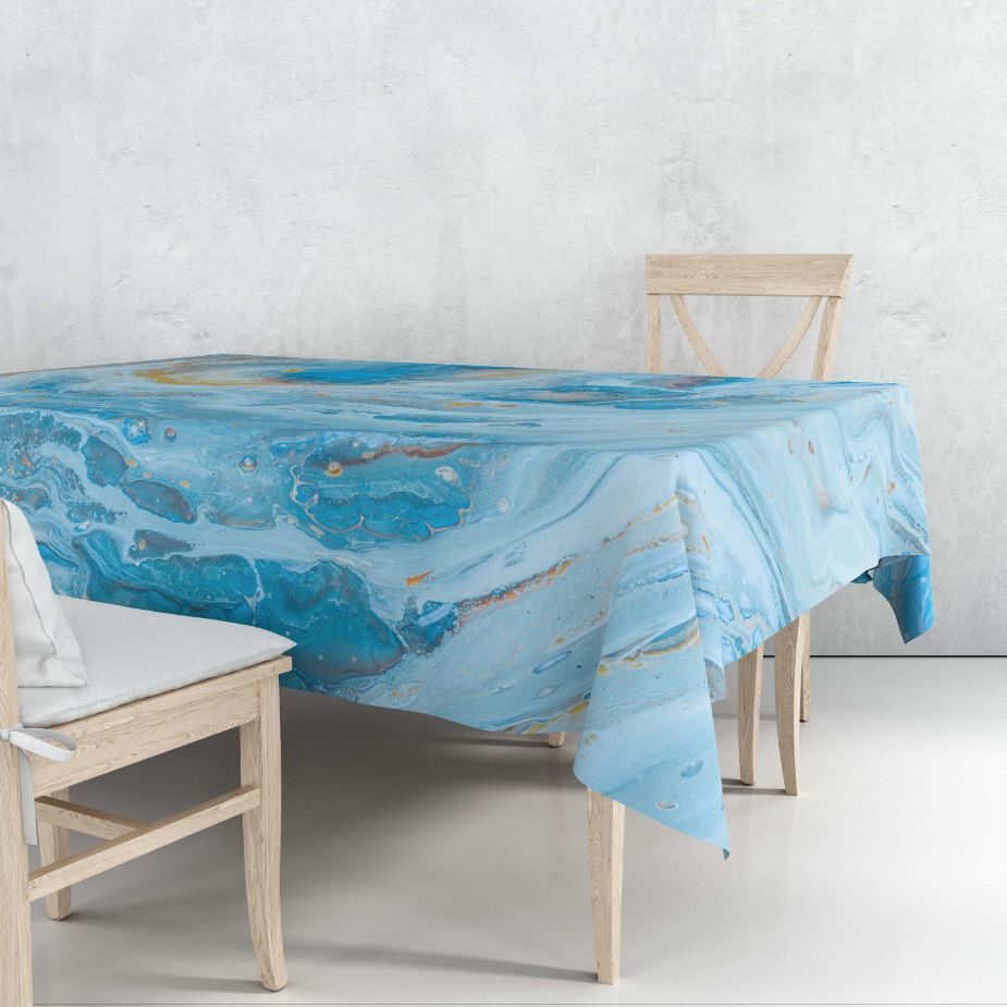 Blue Opal Tablecloth