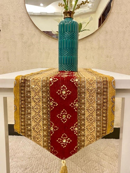 Queen Red Table Runner