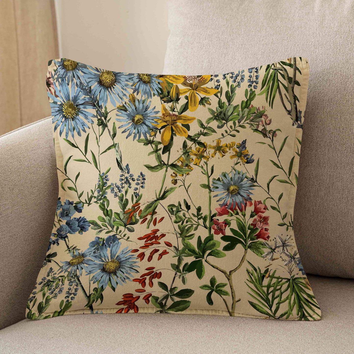 Floral Clash Cushion Cover