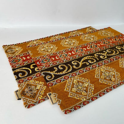 Orange Mustard Table Mats