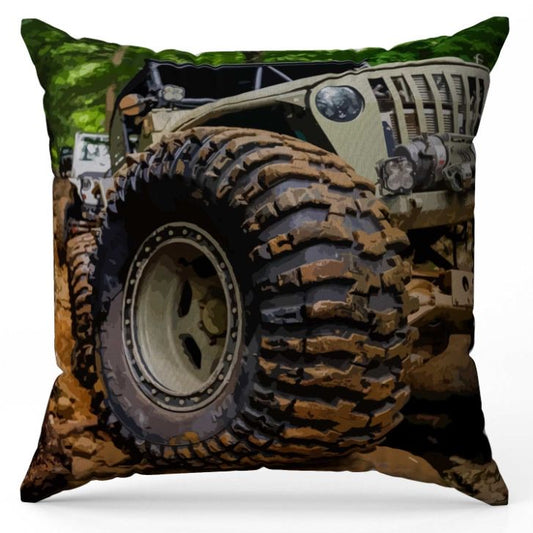 Big Wheels Cushion Cover