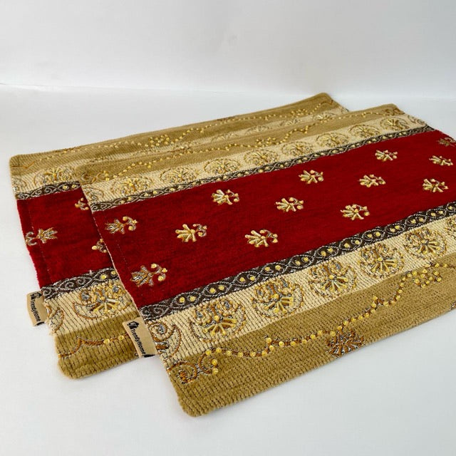 Red Ghazi Table Mats