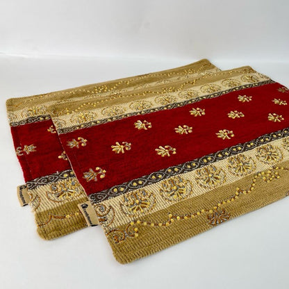 Red Ghazi Table Mats