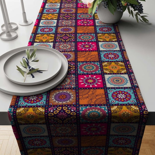 Prehistoric Inscreptions Table Runner