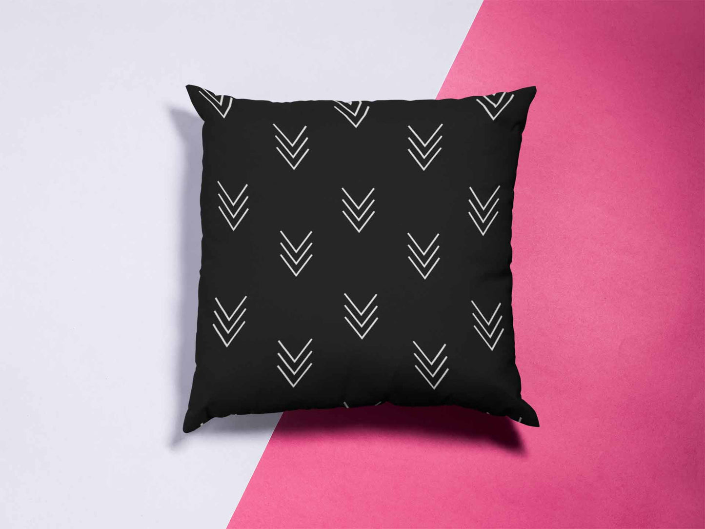 Black Canvas Cushion Cover