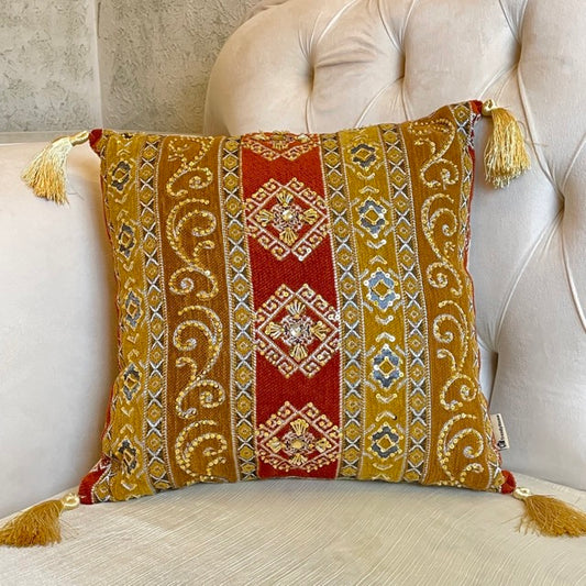 Spot Rust Cushion Cover