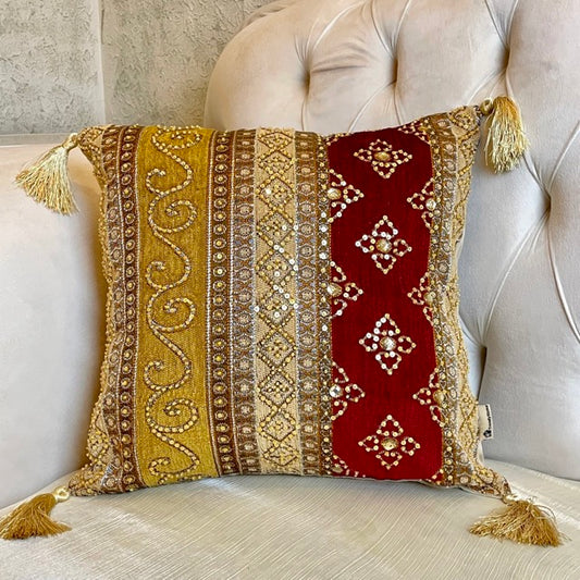 Queen Red Cushion Cover