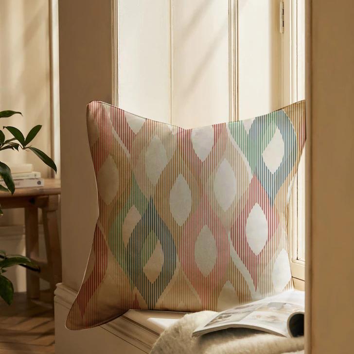 Pastel Wavy Cushion Cover