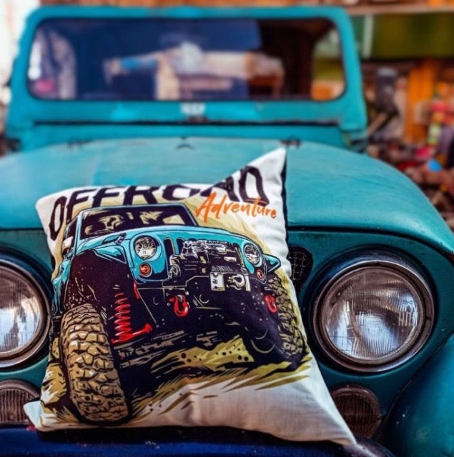 Off Road Adventure Cushion Cover