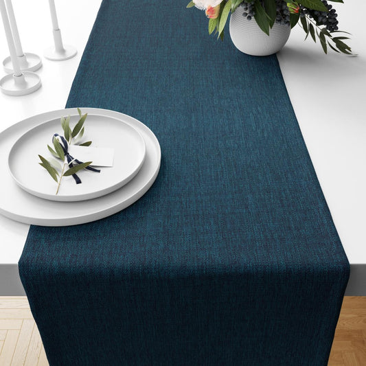 Fine Jute - Dark Turquoise Table Runner